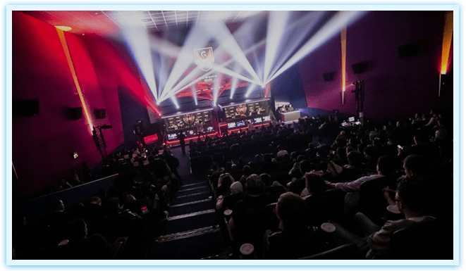 Based in London, The Gfinity Arena is home to several live esports tournaments.