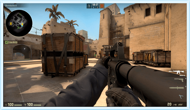 Action Screenshot from CSGO
