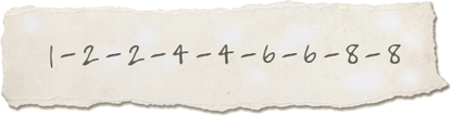 1-2-2-4-4-6-6-8-8