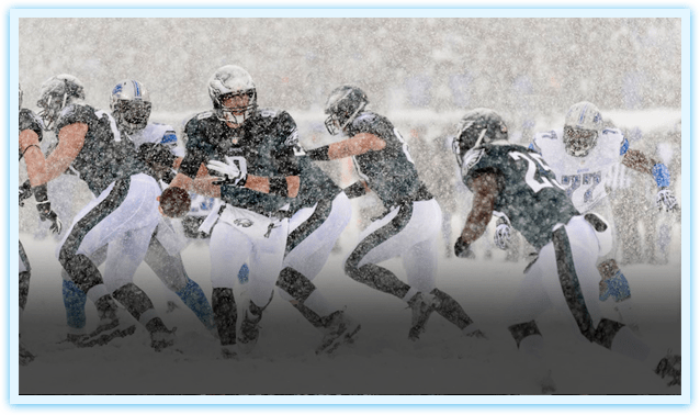 Extreme weather conditions can definitely affect football games.