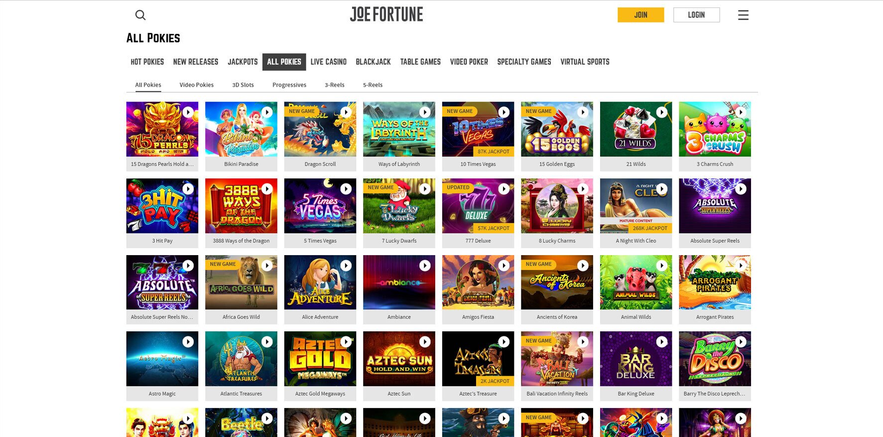 Joe Fortune casino