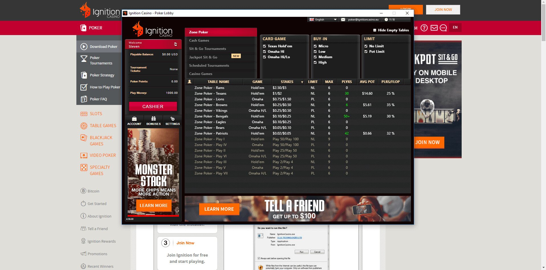 Ignition Poker Review in 2023 Bonuses, Tournaments & Reliability