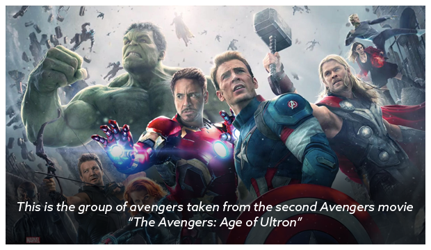 The Avengers Superheros Movie Style Poster