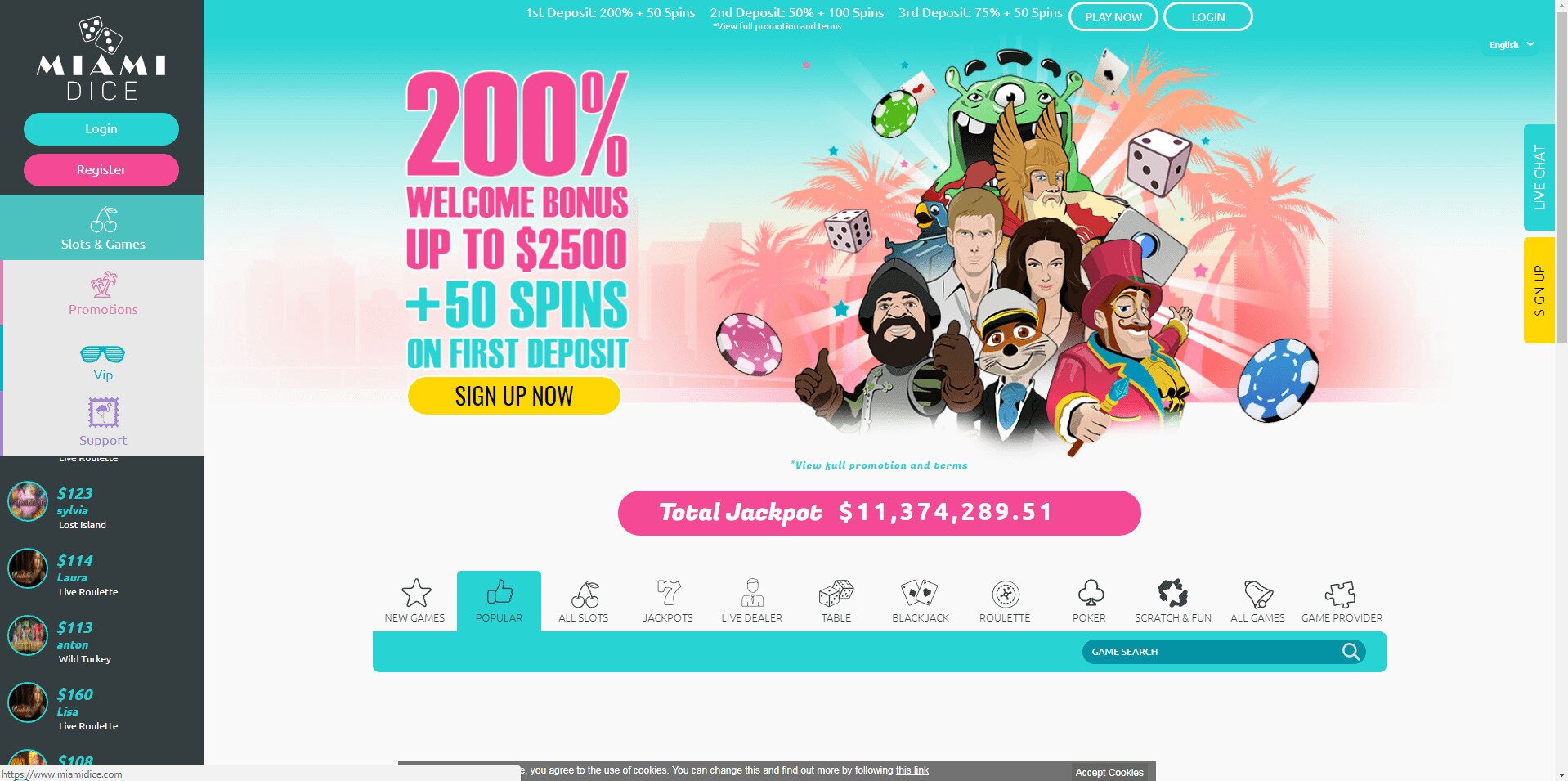 Miami Dice Casino Review Why We Highly Them in 2024