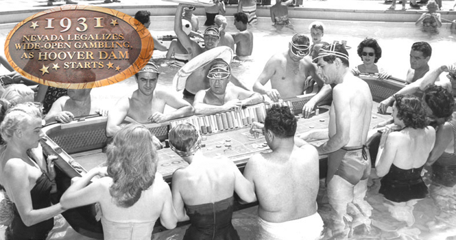 Gaming in Las Vegas 1931