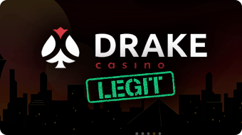 Drake Casino Logo With Green Legit Stamp