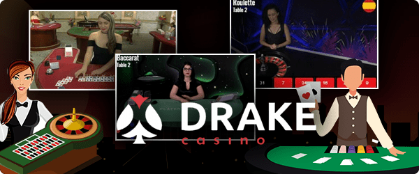 Live Dealers Available on Drake Casino