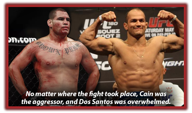Cain Velasquez and Junior Dos Santos