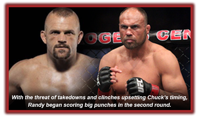 Chuck Liddell and Randy Couture