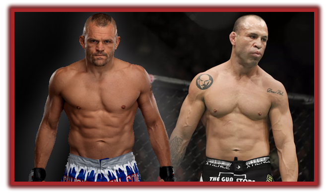 Chuck Liddell and Wanderlei Silva