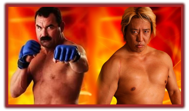 Don Frye and Yoshihiro Takayama