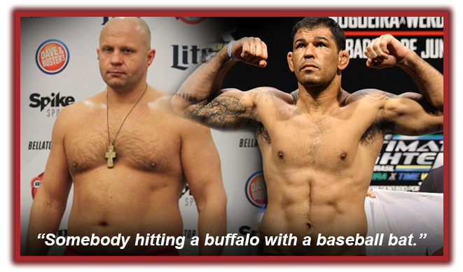 Fedor Emelianenko and Antonio Rodrigo Nogueira