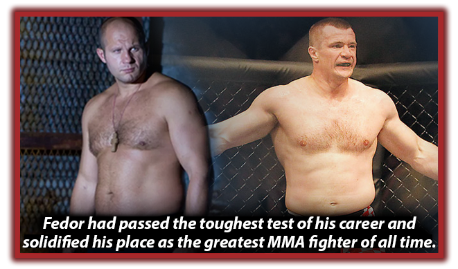 Fedor Emelianenko and Mirko Filipovic