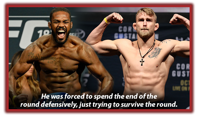 Jon Jones and Alexander Gustafsson