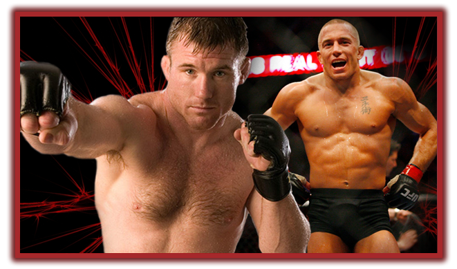 Matt Hughs and George St Pierre