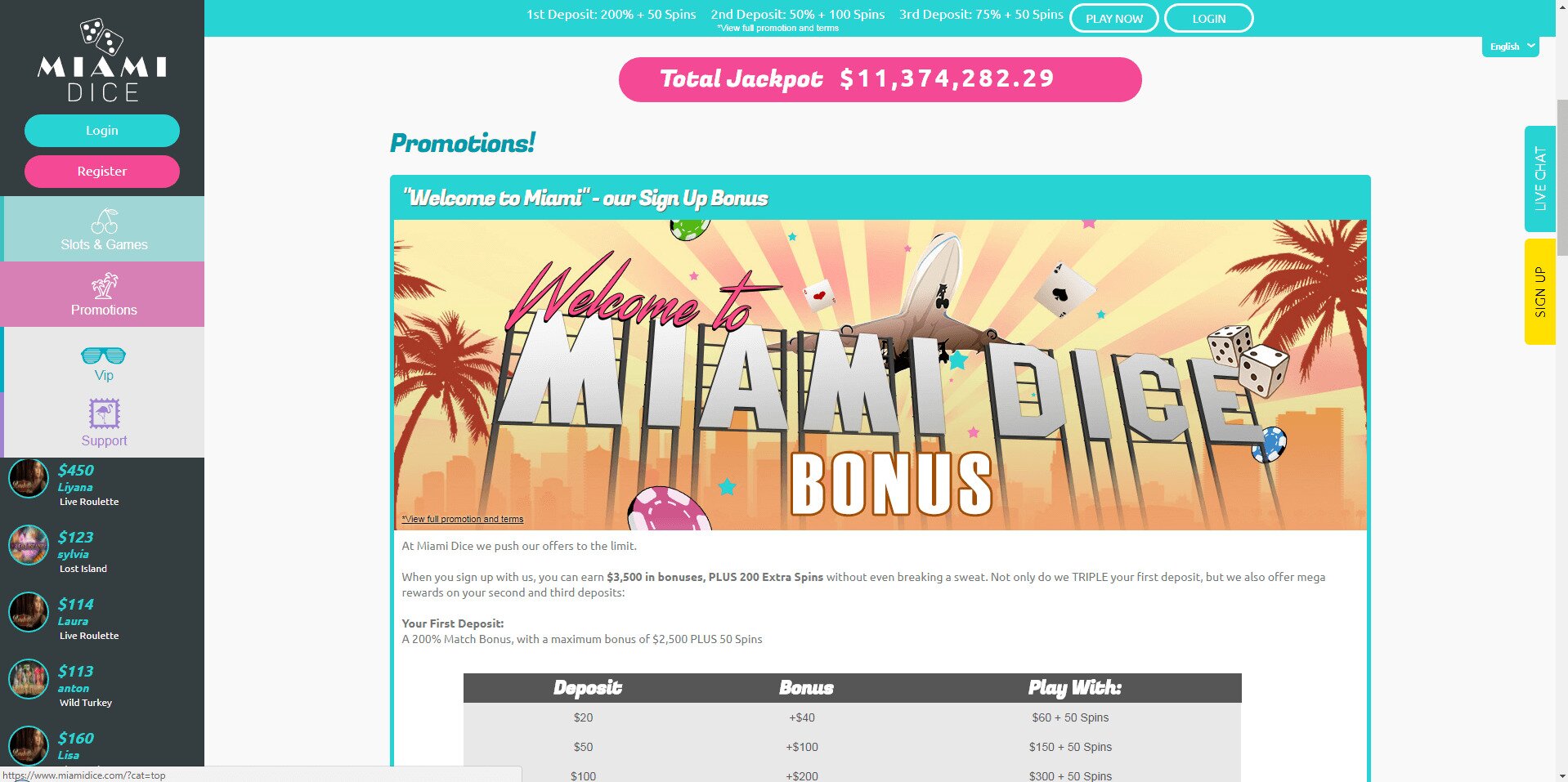 Miami Dice Casino Review Why We Highly Them in 2024