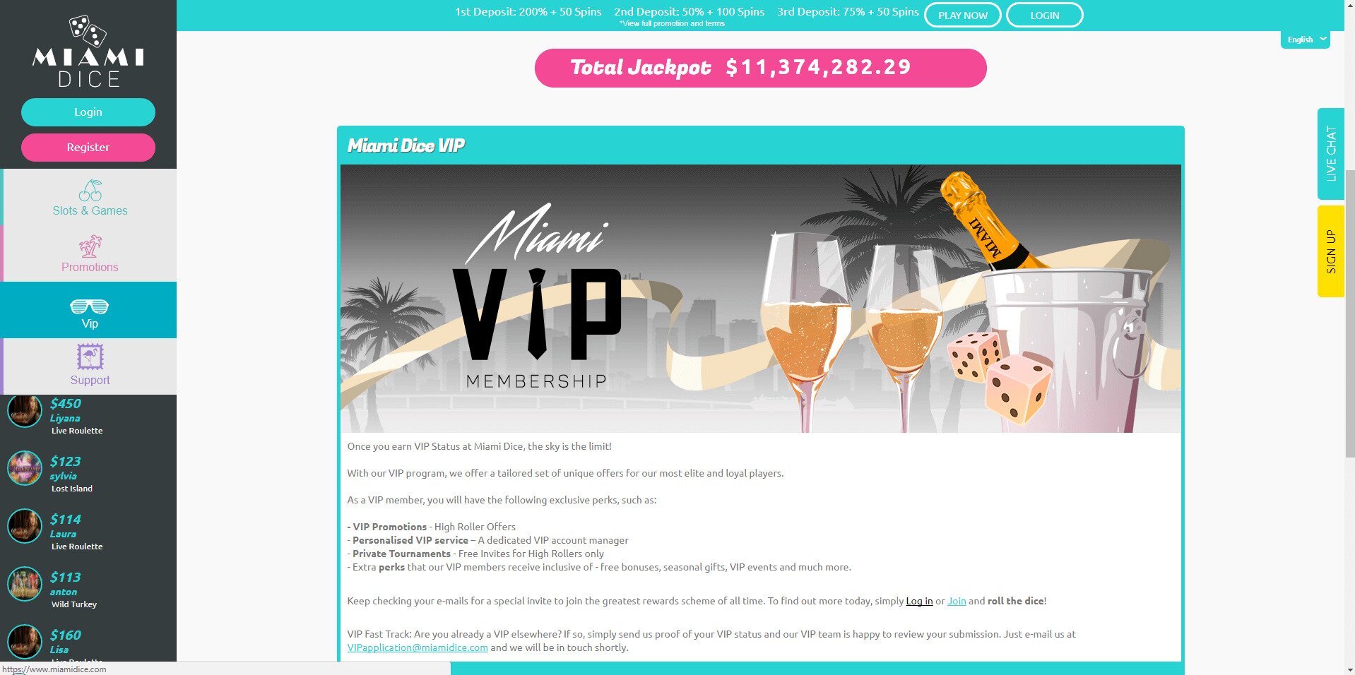 Miami Dice Casino Review Why We Highly Them in 2024