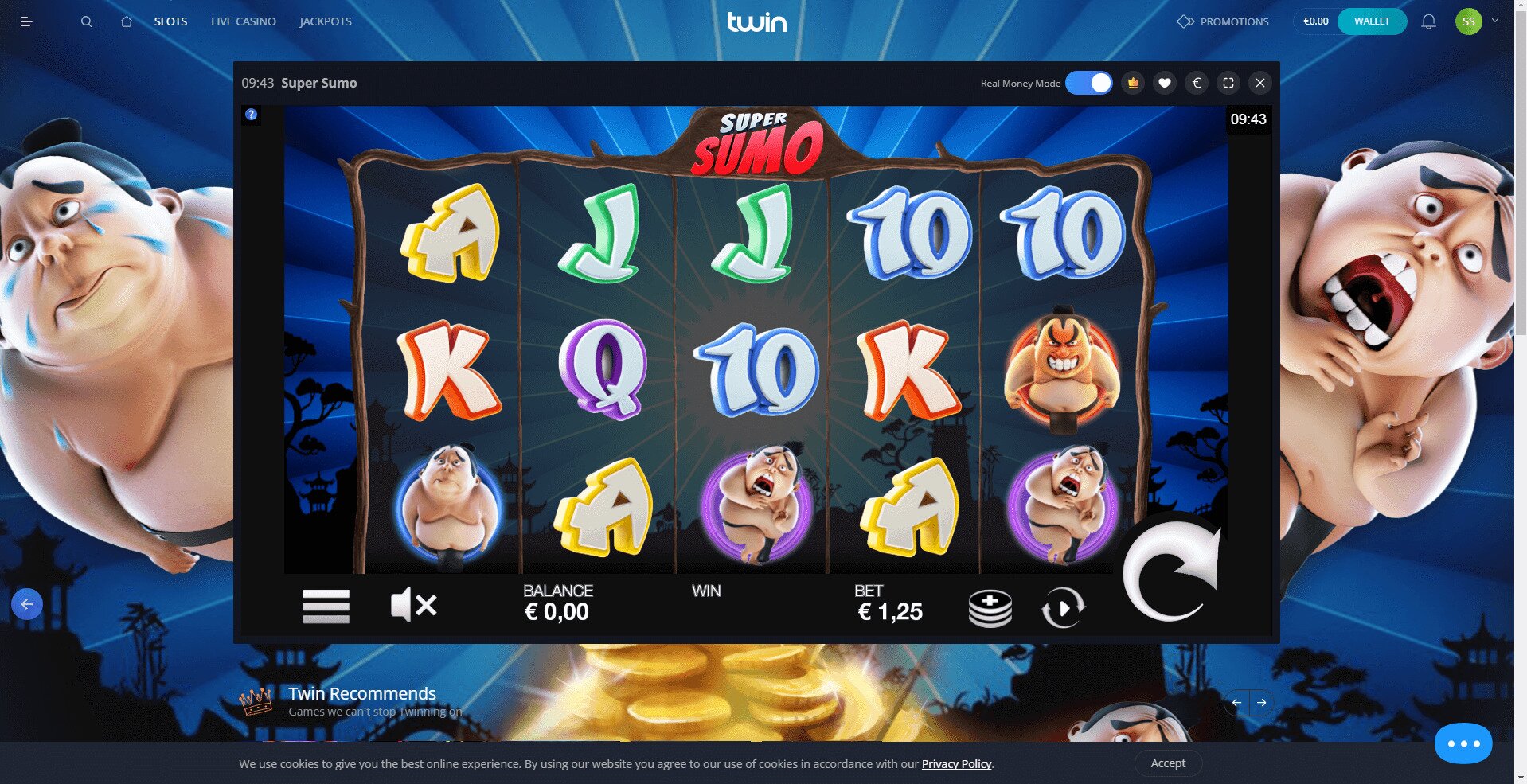 twin online casino