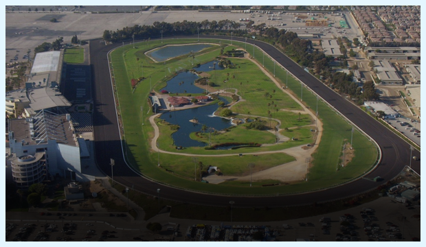 Hollywood Park Racetrack - A Track from Yesteryear