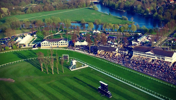 Windsor Racecourse is set in beautiful surroundings.