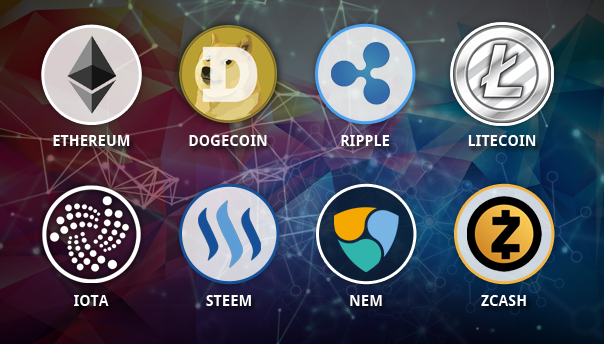 Cryptocurrency Logos