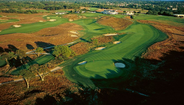 An Aerial Shot of Shinnecock Hills Golf Club