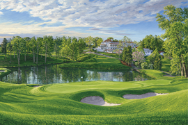 Overview of Congressional Country Club Blue Course