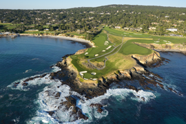 Overview of Pebble Beach Golf Links