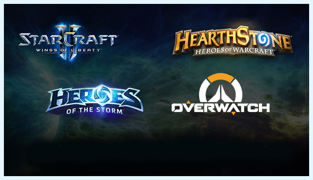A number of Blizzard Entertainment titles regularly feature in esports contests