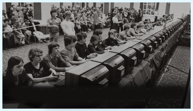 Atari’s National Space Invaders Championship set the standard for future video gaming competitions.