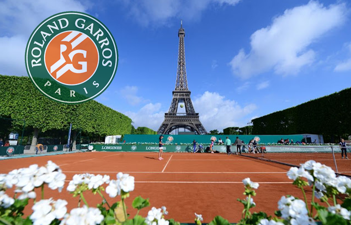 2017 French Open with Eiffel Tower