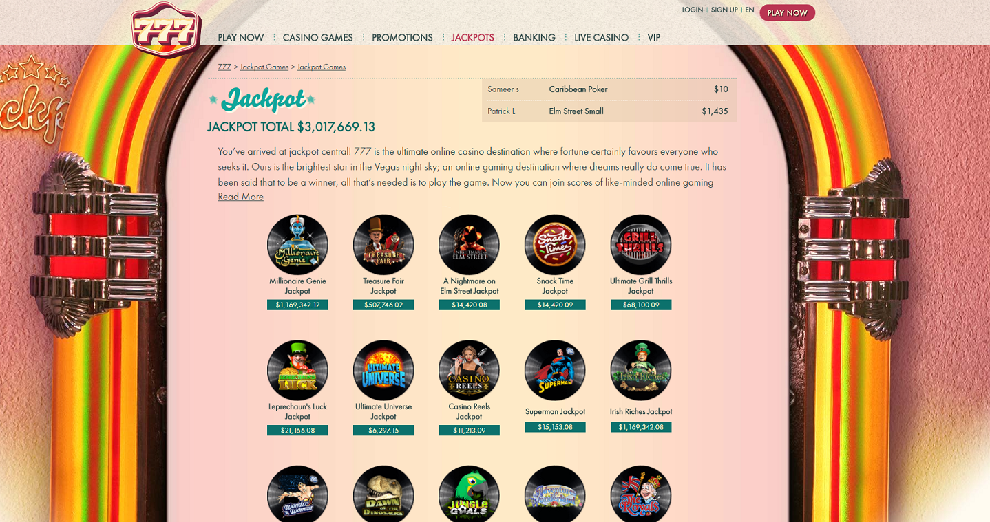 777 Casino Review 2022 - An Unbiased Review of Everything They Offer