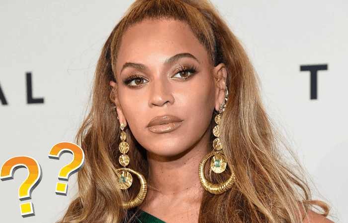 Beyonce with Question Marks