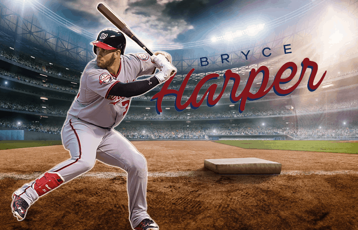 Bryce Harper at Bat