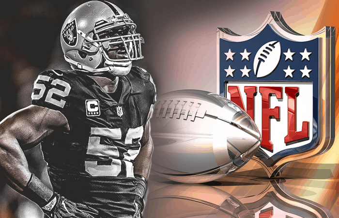 Khalil Mack and NFL Logo