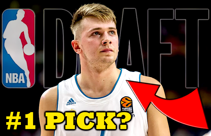 2018 NBA Draft Luka Doncic Red Arrow #1 Pick
