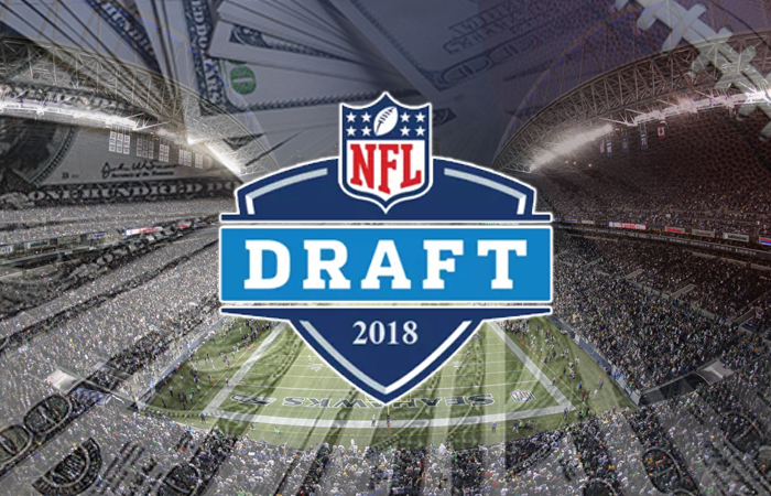 NFL Draft Logo 2018 and NFL Field