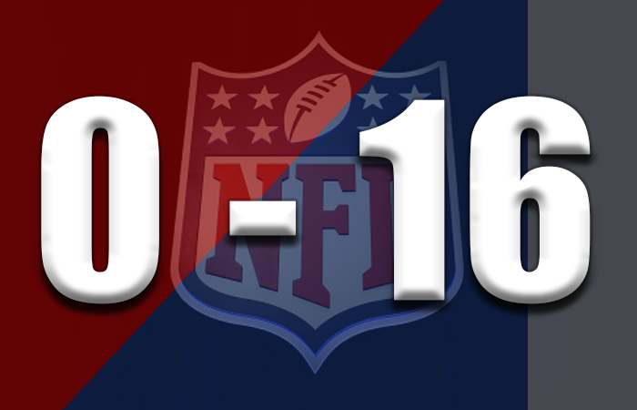 NFL Logo 0-16 Score