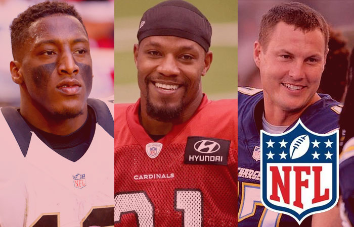 NFL Logo Michael Thomas David Johnson Philip Rivers