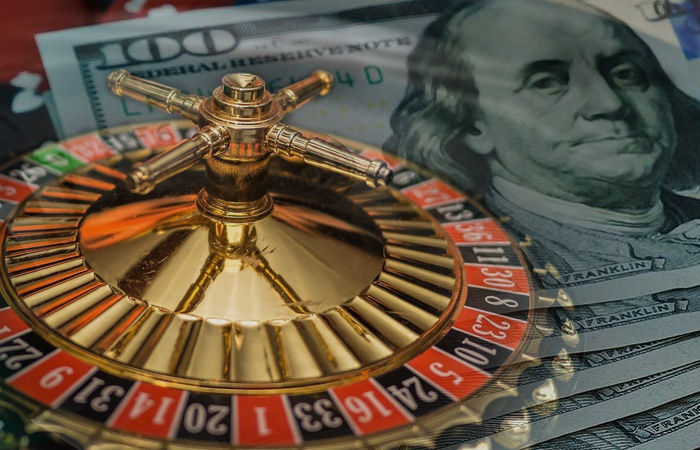 Roulette Wheel and Money