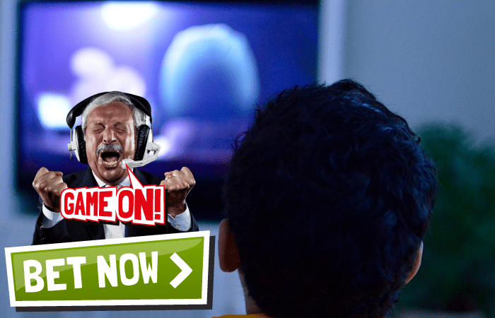Someone Betting on TV