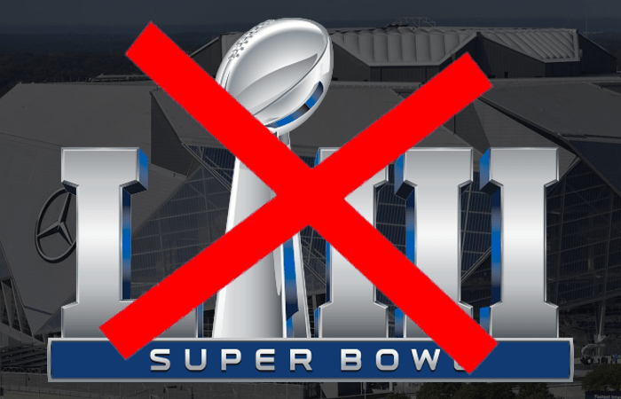 Super Bowl 53 Red X