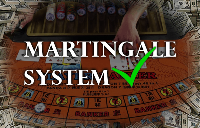 The Martingale System in Baccarat and Money