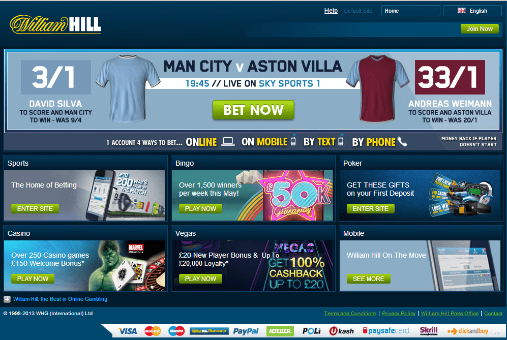 William hill web version