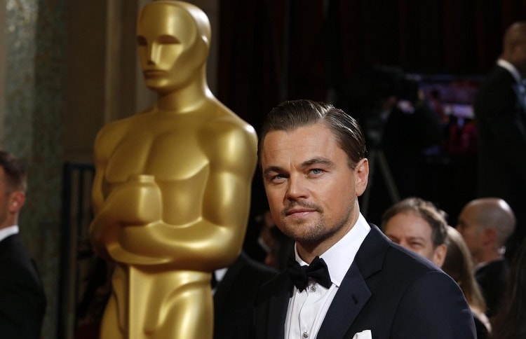 Leonardo Dicaprio at the Oscars