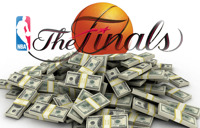 The Finals Logo and a Pile of Money