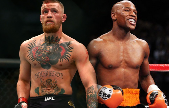 Conor McGregor and Floyd Mayweather