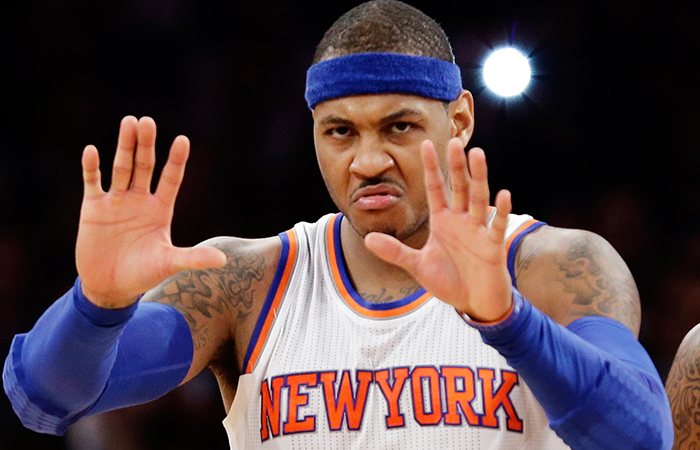 New York Knicks NBA Player Carmelo Anthony