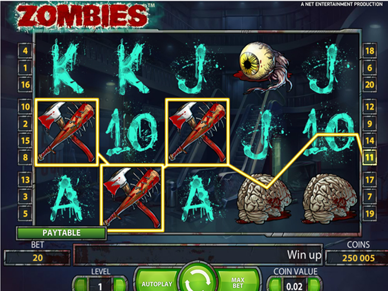 Zombies - Bizarre and Gruesome Slot Game
