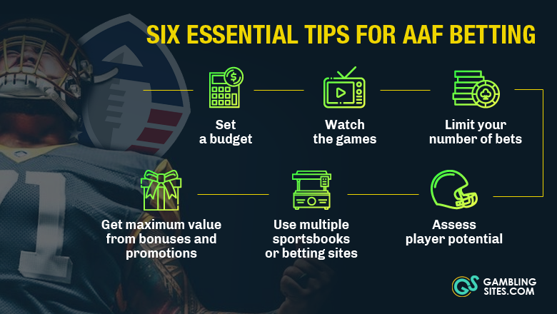 Six essential tips for AAF betting